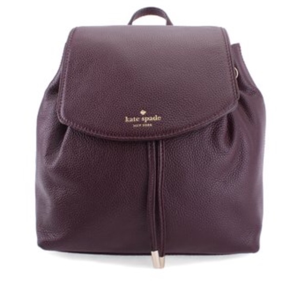 SOLD ❌Kate Spade Burgundy Backpack❌ - Picture 1 of 5